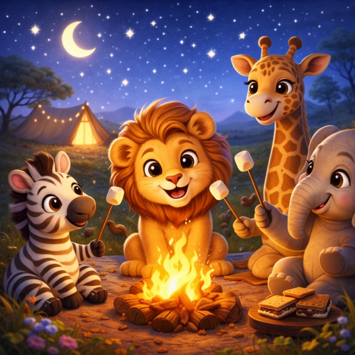 Bedtime Stories: Leo's Camping Adventure⛺