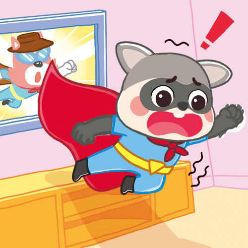 Little Raccoon, the TV Show Lover P2丨Safety Sheriff Labrador👮 Little Raccoon, the TV Show Lover P2丨Safety Sheriff Labrador👮