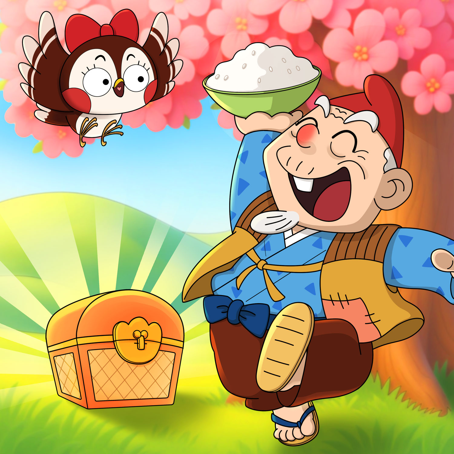 The Old Man and the Sparrow P2丨Aesop’s Fables from Every Land