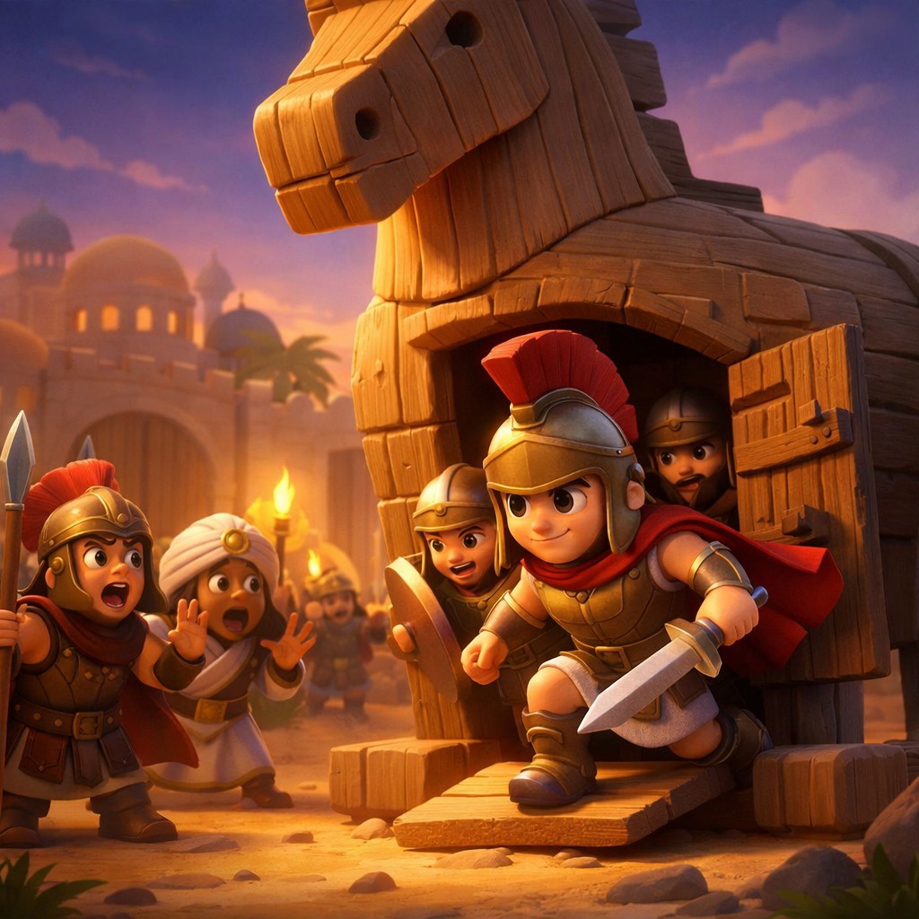 The Story of Trojan Horse P2丨Aesop’s Fables from Every Land