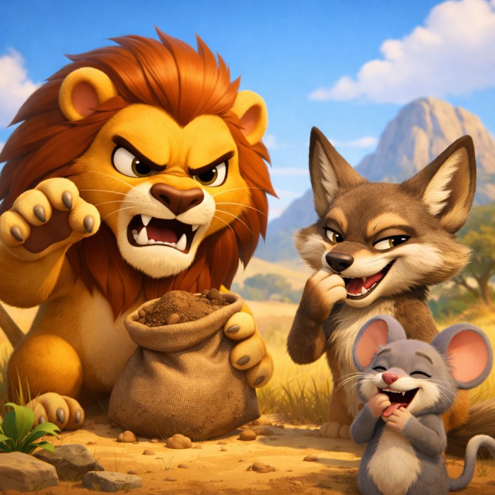 The Jackal and the Lion P2丨Aesop’s Fables from Every Land