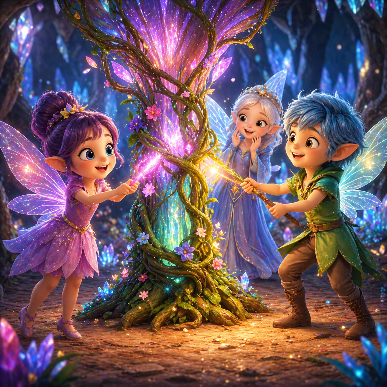 Bedtime Stories: The Crystal Caverns Mystery🎇