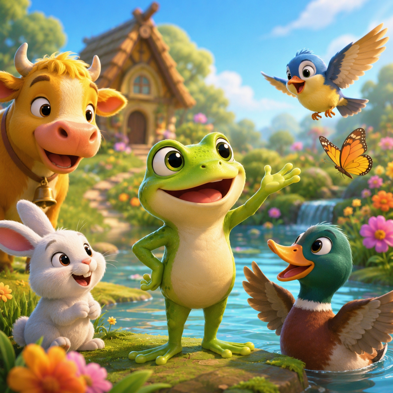 Bedtime Stories: Little Frog Sells Muddy Pond🐸