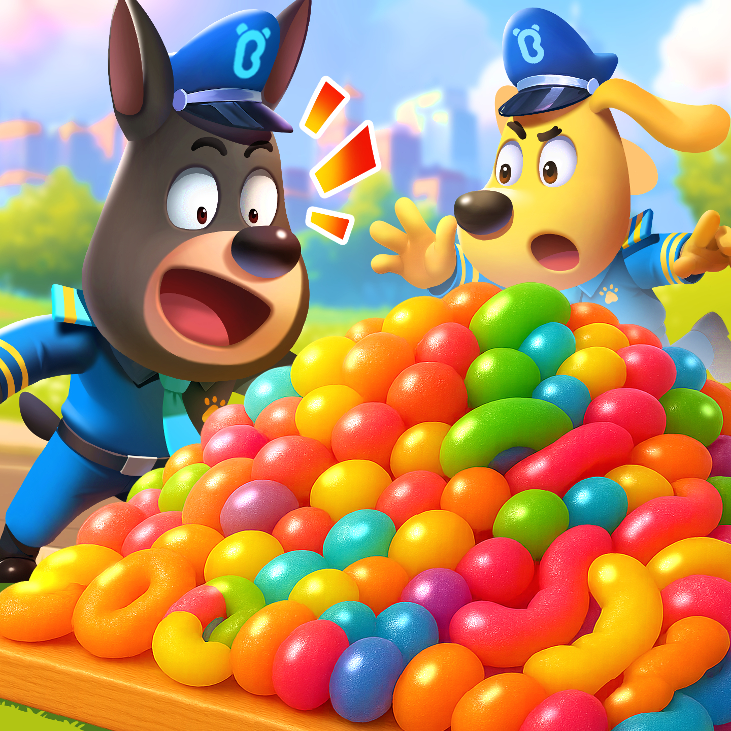 The Secret of the Candy Twists丨Safety Sheriff Labrador👮