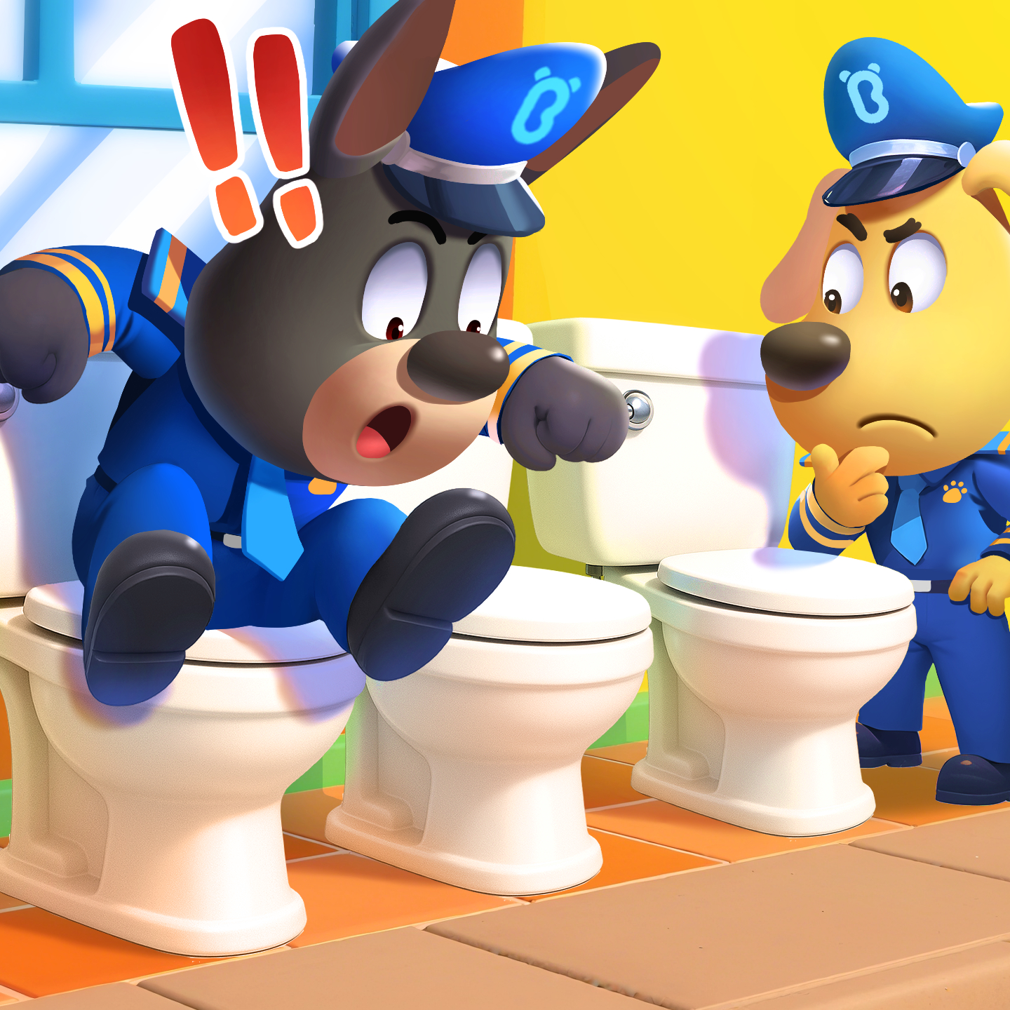 The Curious Missing Toilet Case P3丨Safety Sheriff Labrador👮 episode artwork