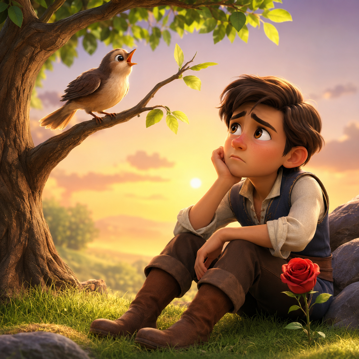 Oscar Wilde Tales: The Nightingale and the Rose丨Aesop’s Fables from Every Land episode artwork