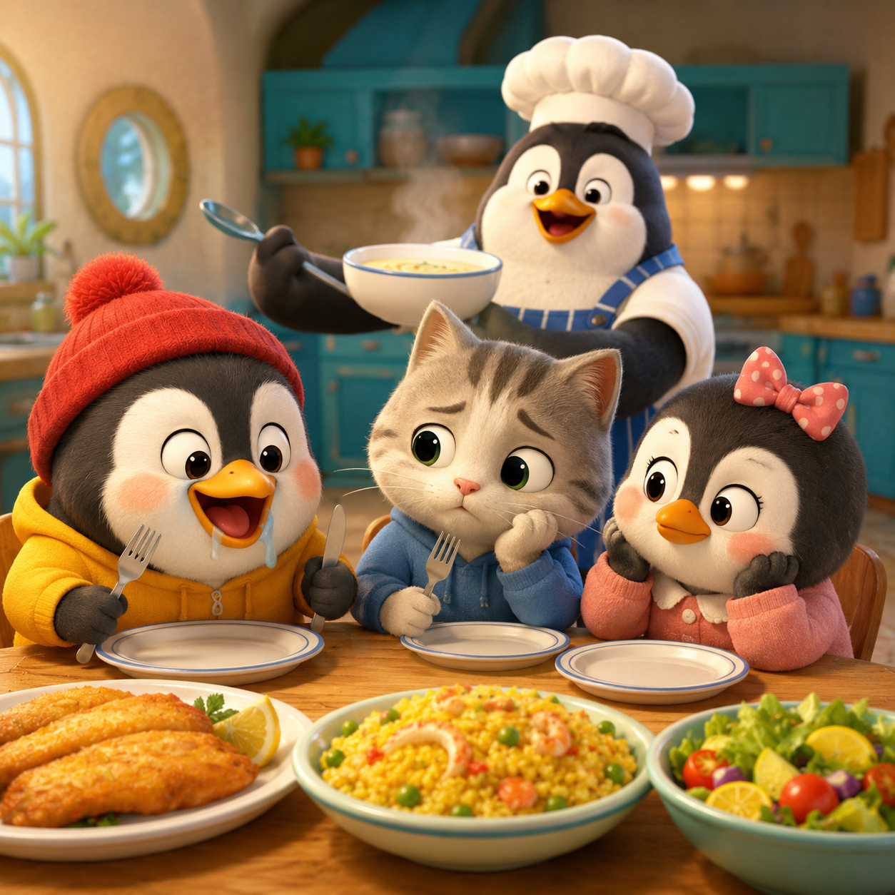 Bedtime Stories: Whiskers and Rudolph’s Feeding Experience🐧 episode artwork