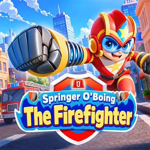 Springer O'Boing the Firefighter: Brave to the Rescue!丨Superhero Story for Kids
