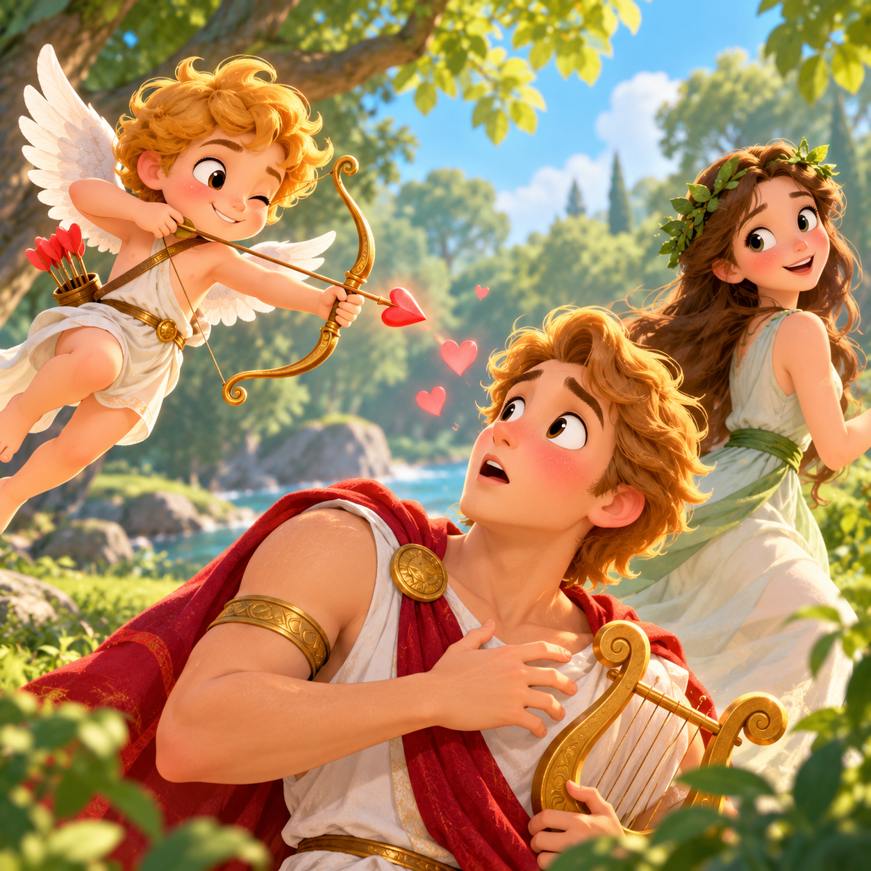 Apollo and Daphne丨Aesop’s Fables from Every Land